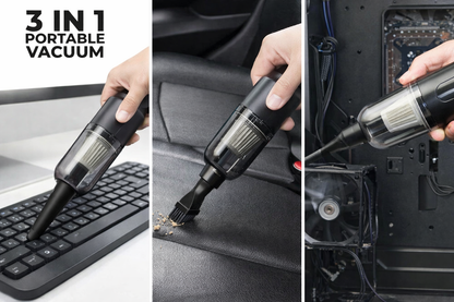 3-in-1 Portable Handheld Vacuum Cleaner for Car, Home & Office Cleaning