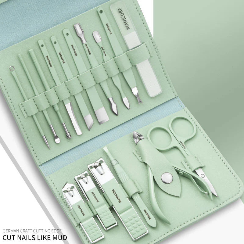 High Quality 16 Pcs Stainless Steel Nail Clipper