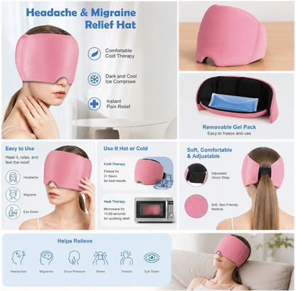 HEADACHE AND MIGRAINE RELEIF HAT