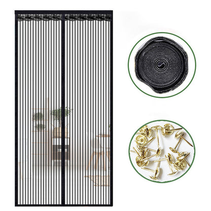 Hight Quality Dust Proof Summer Magnetic Mosquito Netting Screen Door Curtain