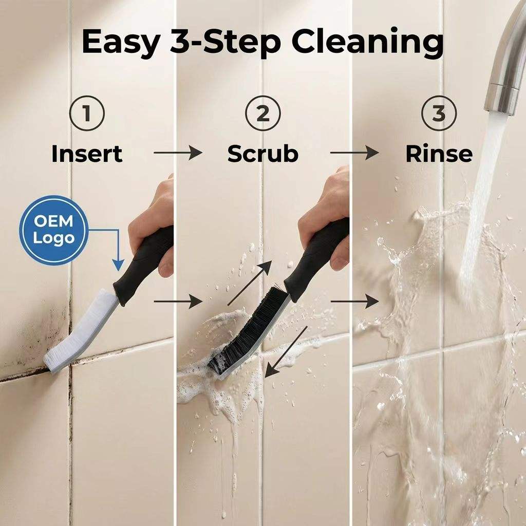 Gap Cleaning Brush For Kitchen and Bathroom