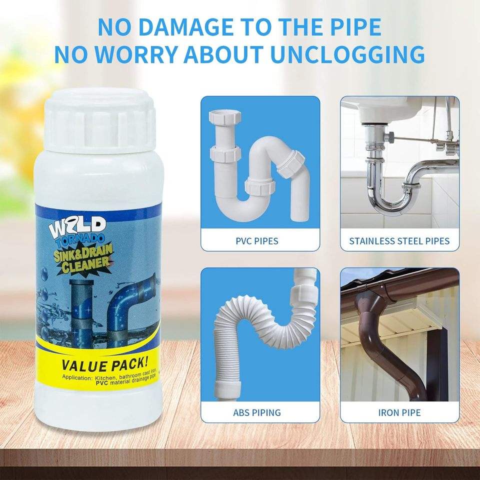 SINK AND DRAIN CLEANER POWDER