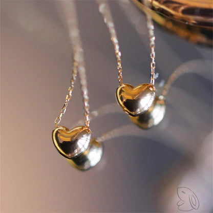 Gold Plated Women Heart Pendant