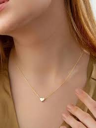 Gold Plated Women Heart Pendant