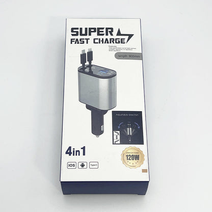 4 IN 1 CAR CHARGER