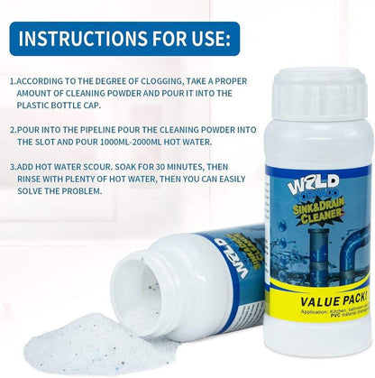 SINK AND DRAIN CLEANER POWDER