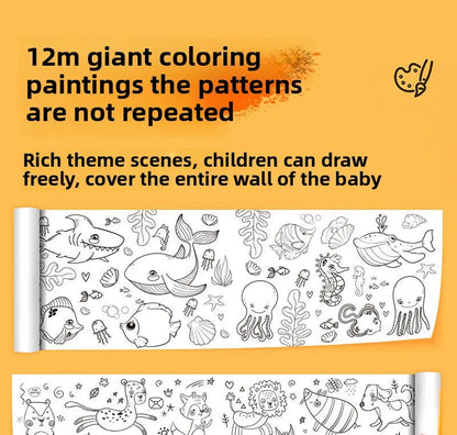 DIY Kids Coloring Drawing Paper