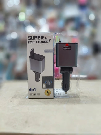4 IN 1 CAR CHARGER