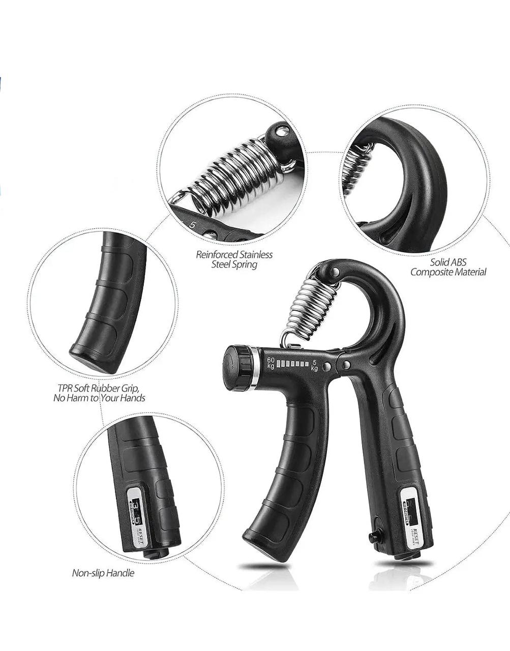 Adjustable Hand Gripper for Strength and Fitness