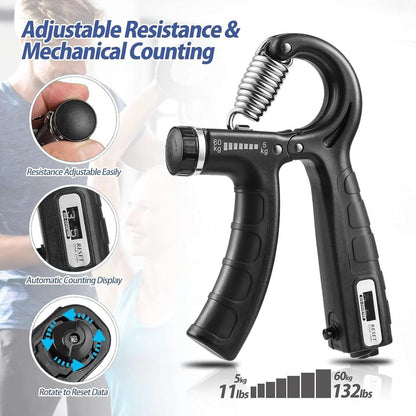 Adjustable Hand Gripper for Strength and Fitness