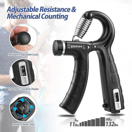 Adjustable Hand Gripper for Strength and Fitness