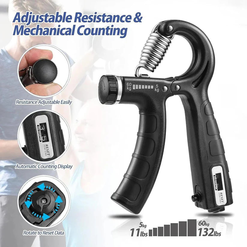 SALE-PACK OF 2 HAND GRIPPER AND WRIST STRENGTHENER