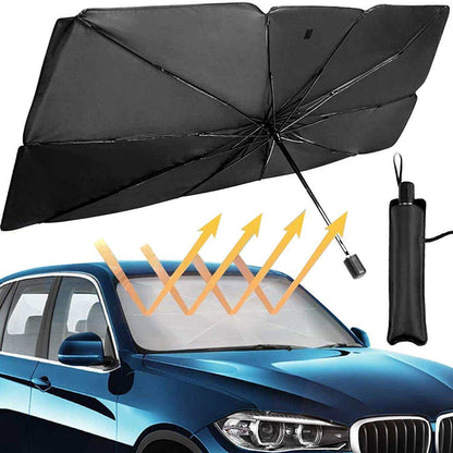 Universal Foldable Car Windshield Sun Shade – Heat and UV Protection