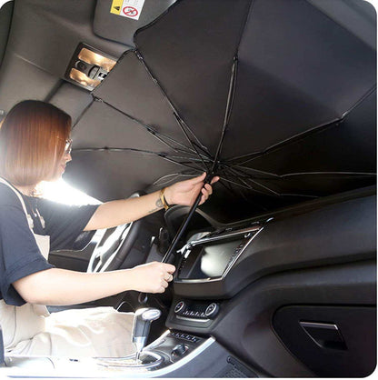 Universal Foldable Car Windshield Sun Shade – Heat and UV Protection
