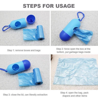 MINI PORTABLE GARBAGE BAG DISPENSER