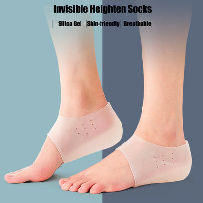 Silicone Insole Breathable Invisible Heigh Increase Insole